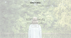 Desktop Screenshot of kopiujwklej.net